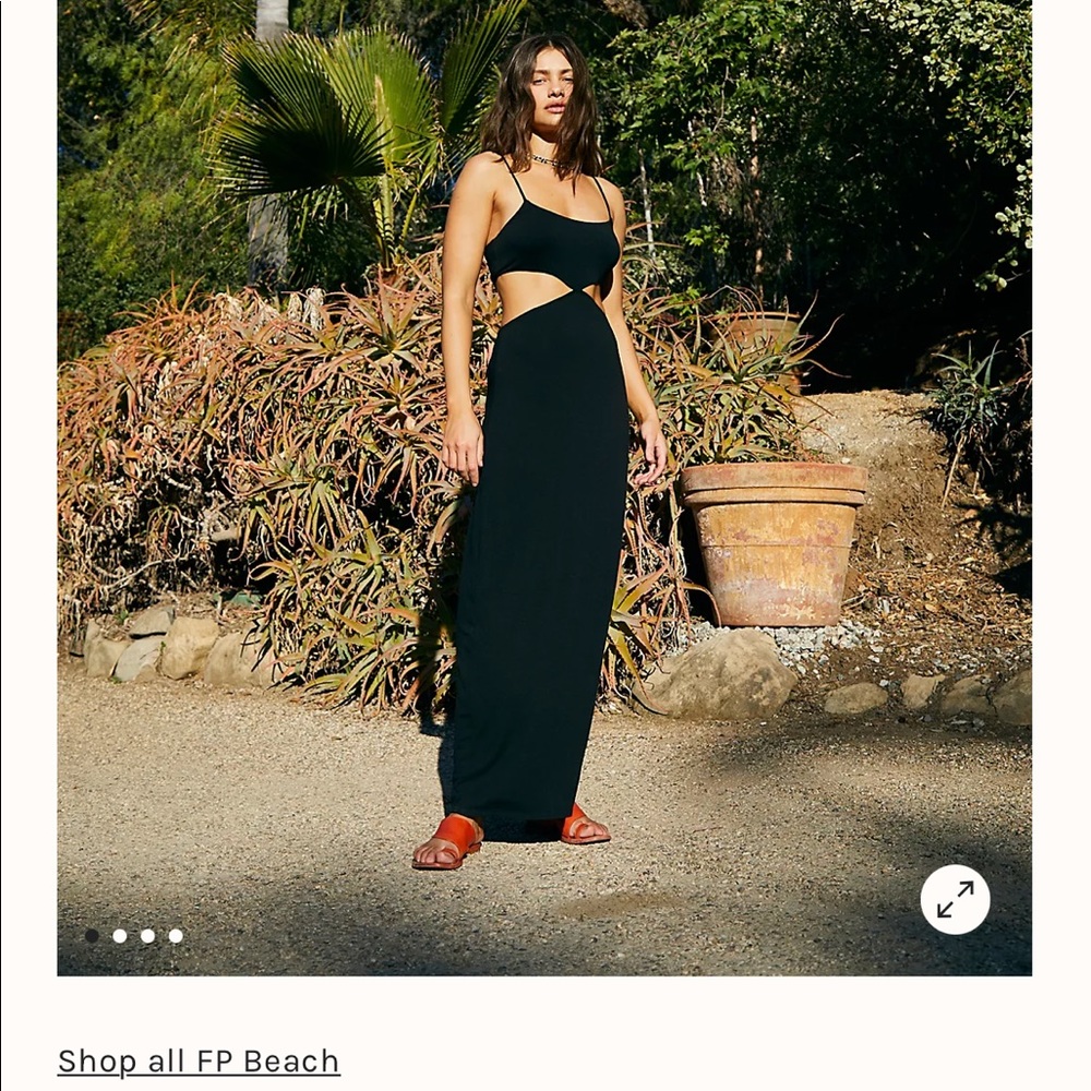 Free People Black Maxi Dress